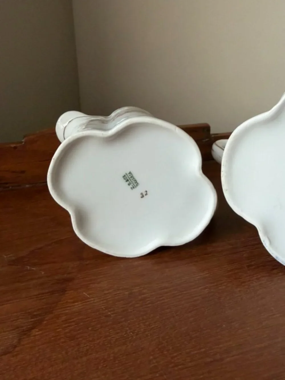 Vintage Sugar Bowl and Creamer Set